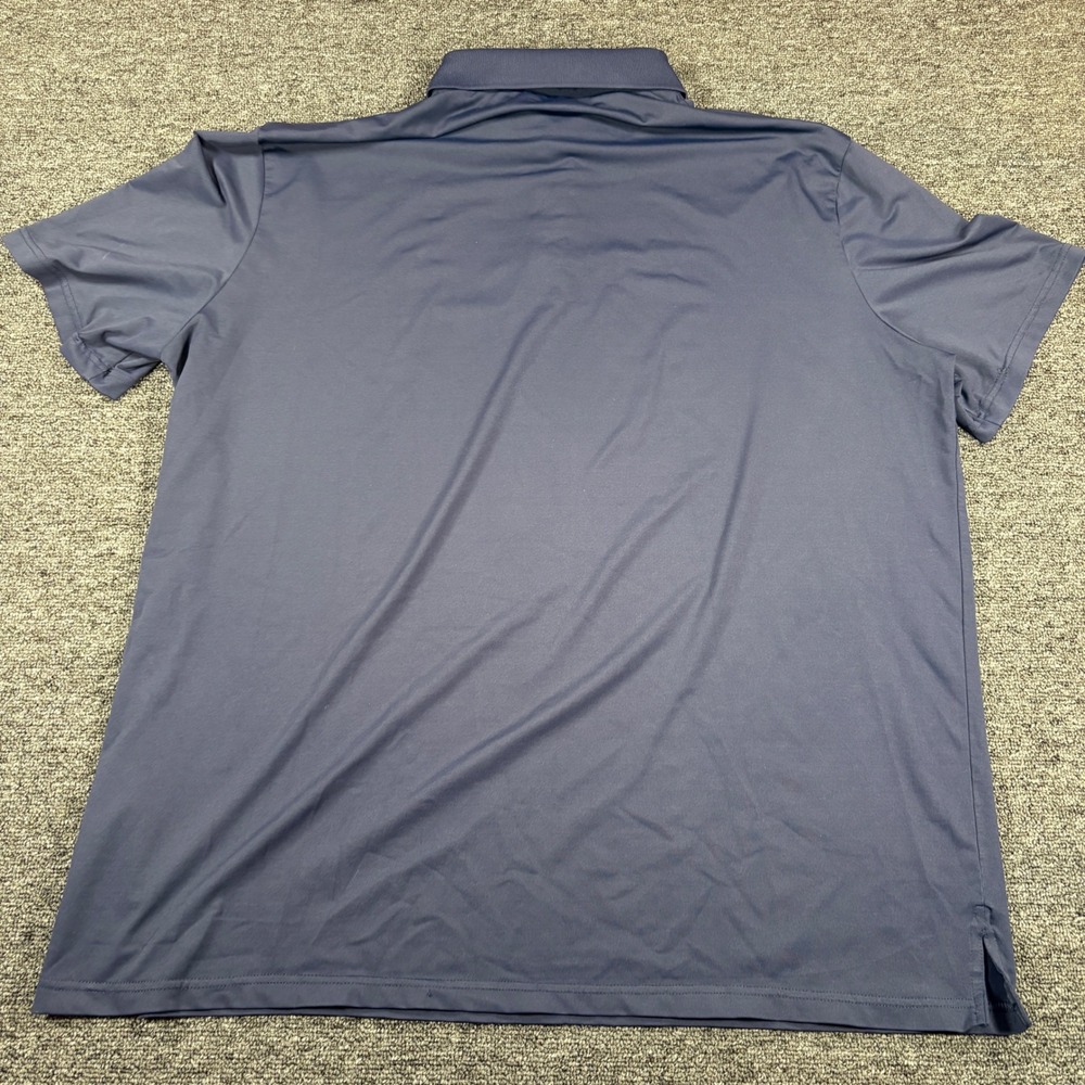 Polo Ralph Lauren Performance Polo Mens XL Navy Blue Short Sleeve Stretch Logo - Picture 8 of 9